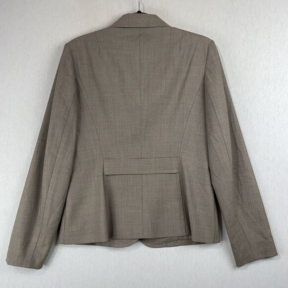 Talbots Blazer Suit Jacket Size 6 Brown Wool Career Academia Preppy Professional - Picture 4 of 11
